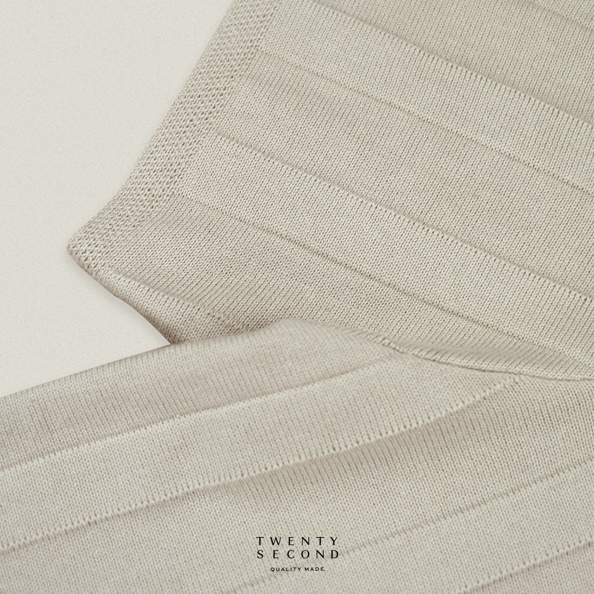 TATE SHORT SLEEVES KNIT SHIRT - OAT