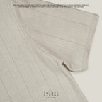 TATE SHORT SLEEVES KNIT SHIRT - OAT