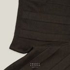 TATE SHORT SLEEVES KNIT SHIRT - BROWN