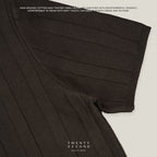 TATE SHORT SLEEVES KNIT SHIRT - BROWN