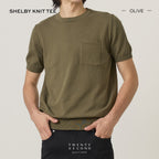 SHELBY KNIT TEE - OLIVE