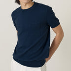 SHELBY KNIT TEE - NAVY