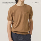 SHELBY KNIT TEE - LATTE