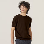 SHELBY KNIT TEE - MOCHA