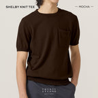 SHELBY KNIT TEE - MOCHA