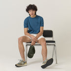 SHELBY KNIT TEE - BLUE