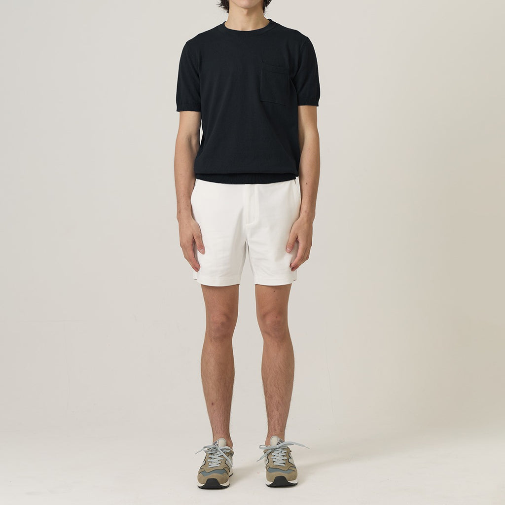 SHELBY KNIT TEE - BLACK