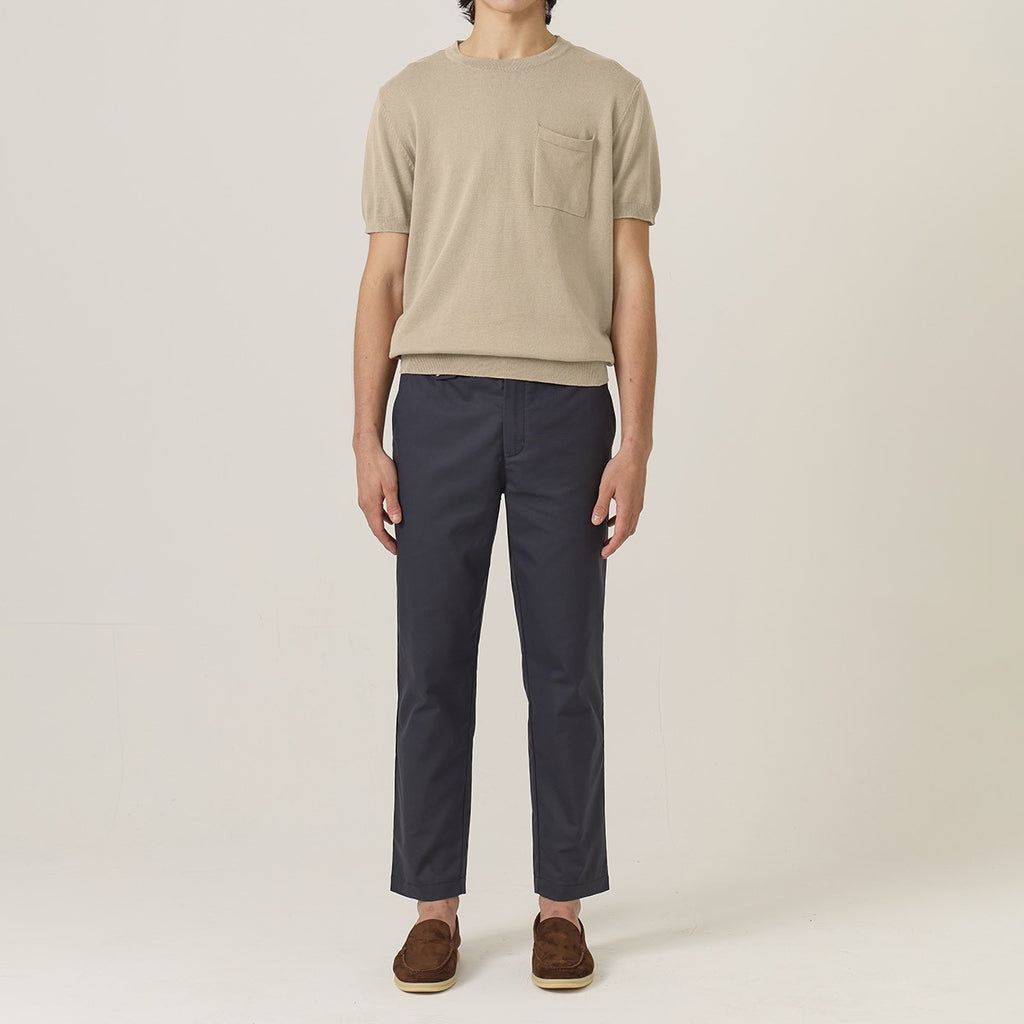 SHELBY KNIT TEE - KHAKI