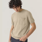 SHELBY KNIT TEE - KHAKI