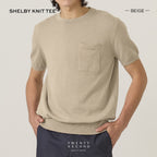 SHELBY KNIT TEE - KHAKI