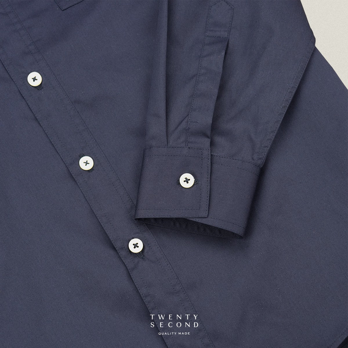 TWILL WORK SHIRTS - NAVY