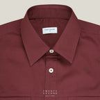 TWILL WORK SHIRTS - BURGUNDY