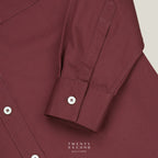 TWILL WORK SHIRTS - BURGUNDY