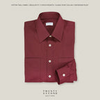 TWILL WORK SHIRTS - BURGUNDY