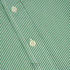 WRINKLE FREE “OFF DUTY” SHIRT - STRIPE GREEN (Regular Fit)