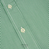 WRINKLE FREE “OFF DUTY” SHIRT - STRIPE GREEN (Regular Fit)