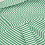 WRINKLE FREE “OFF DUTY” SHIRT - STRIPE GREEN (Regular Fit)