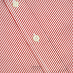 WRINKLE FREE “OFF DUTY” SHIRT - STRIPE RED (Regular Fit)