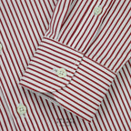 WRINKLE FREE SHIRT - STRIPE RED (Slim Fit)