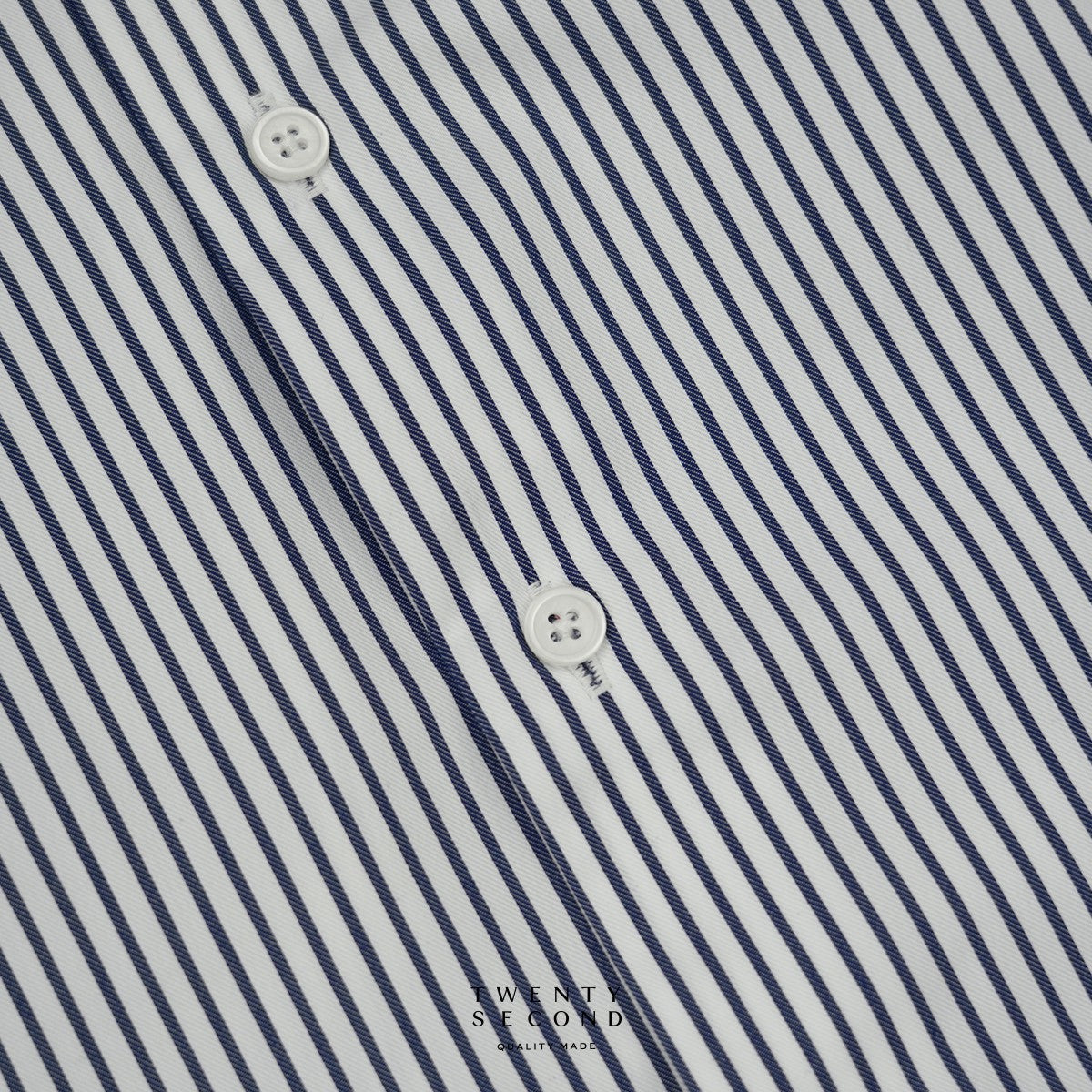 WRINKLE FREE SHIRT - STRIPE DARK BLUE (Slim Fit)
