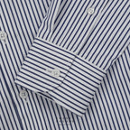 WRINKLE FREE SHIRT - STRIPE DARK BLUE (Slim Fit)