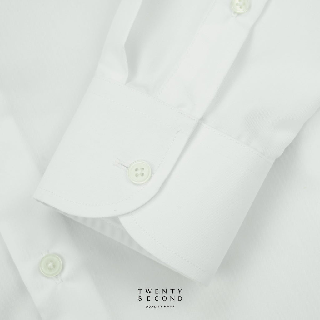 WRINKLE FREE SHIRT - WHITE (Slim Fit)