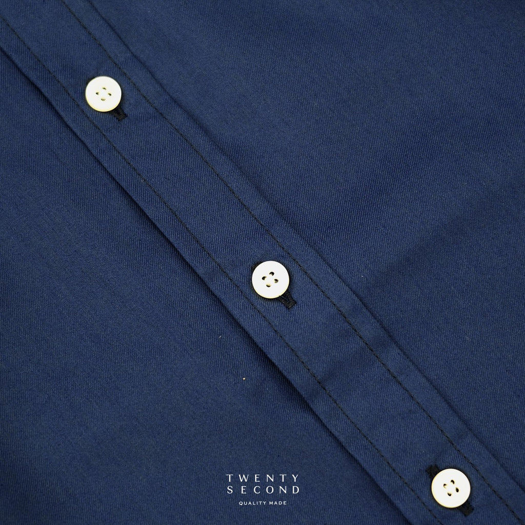 WRINKLE FREE SHIRT - DARK BLUE (Slim Fit)