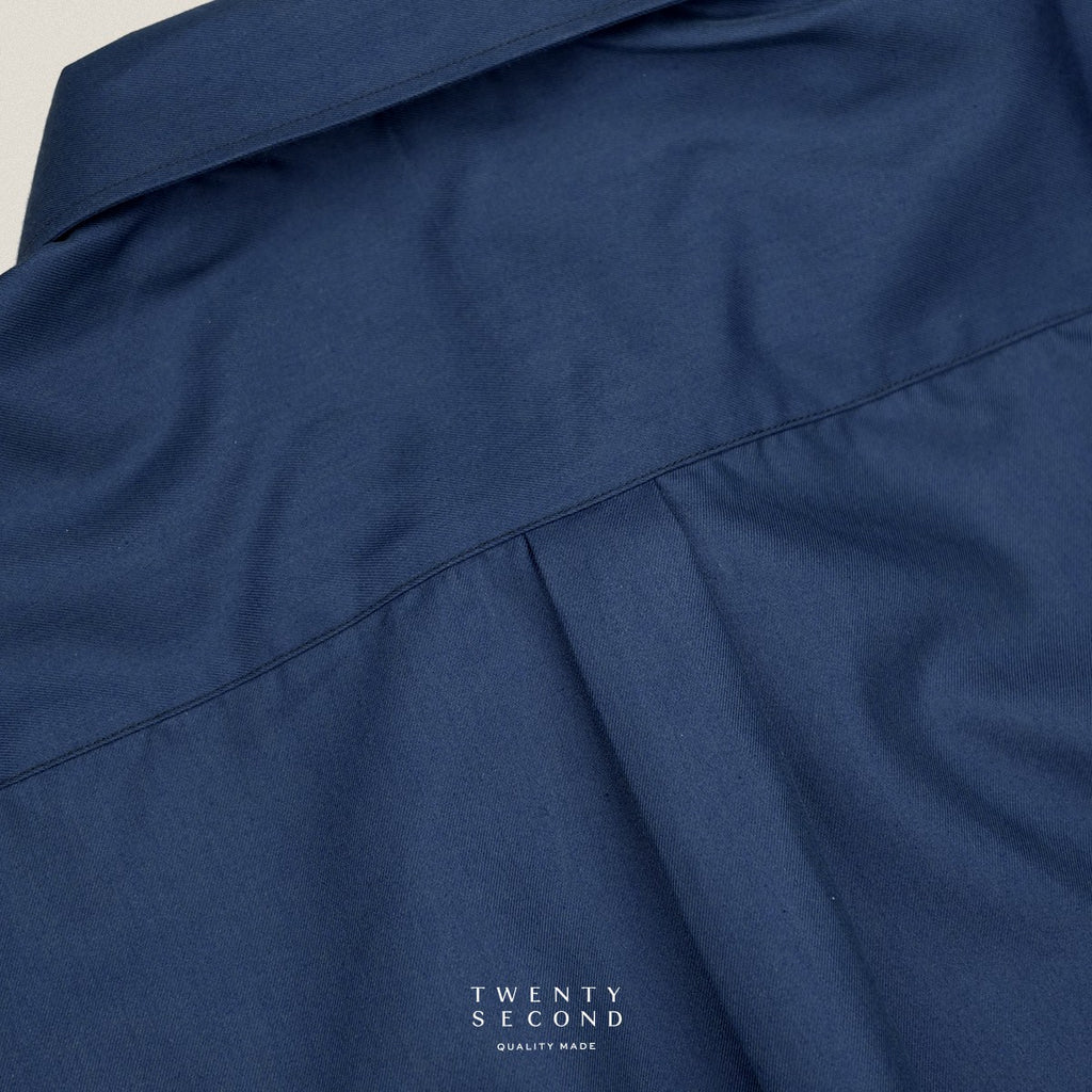 WRINKLE FREE SHIRT - DARK BLUE (Slim Fit)