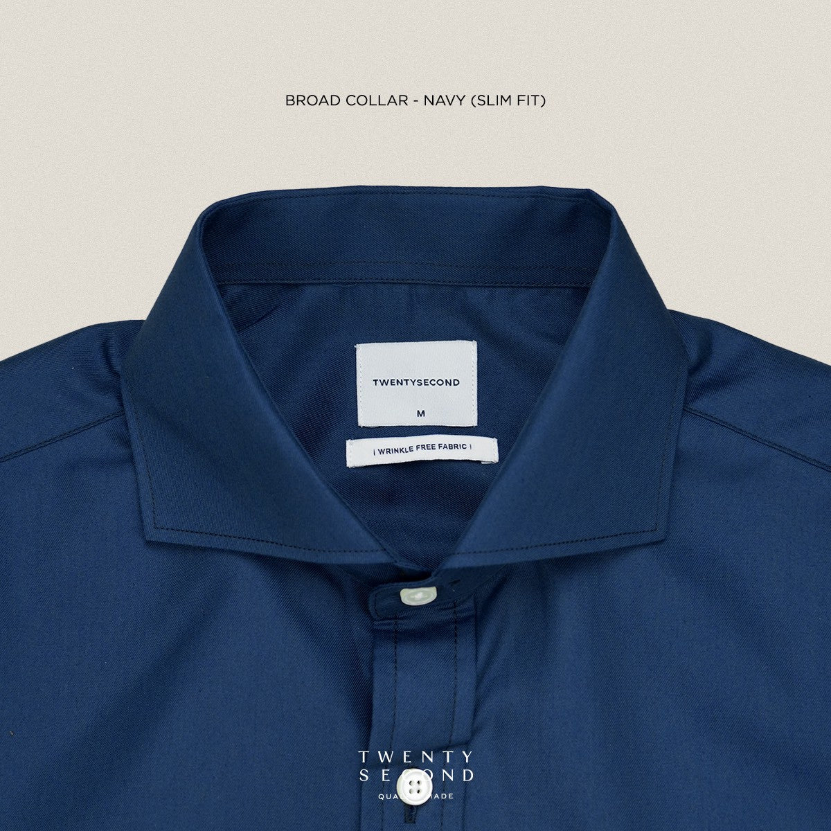 WRINKLE FREE SHIRT - DARK BLUE (Slim Fit)