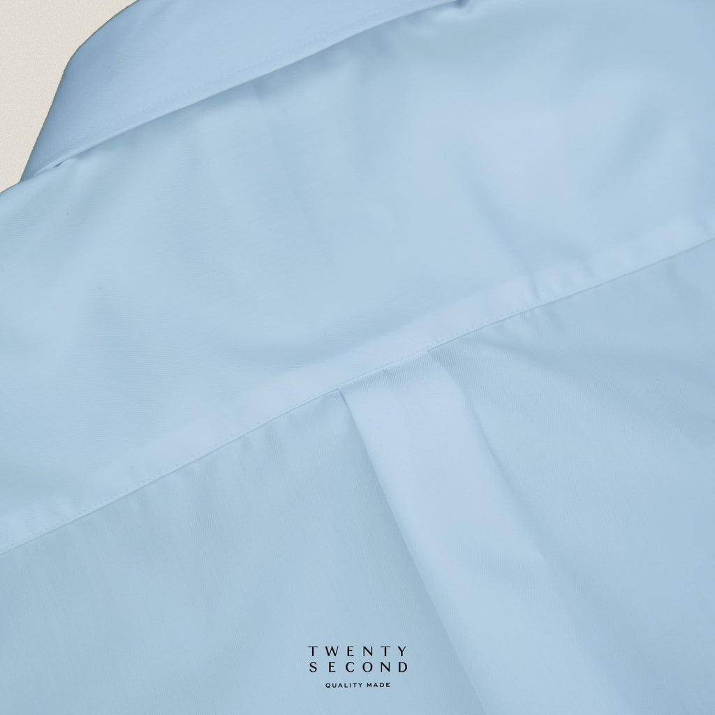 WRINKLE FREE SHIRT - BLUE (Slim Fit)
