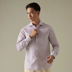 WRINKLE FREE SHIRT - STRIPE RED (Slim Fit)
