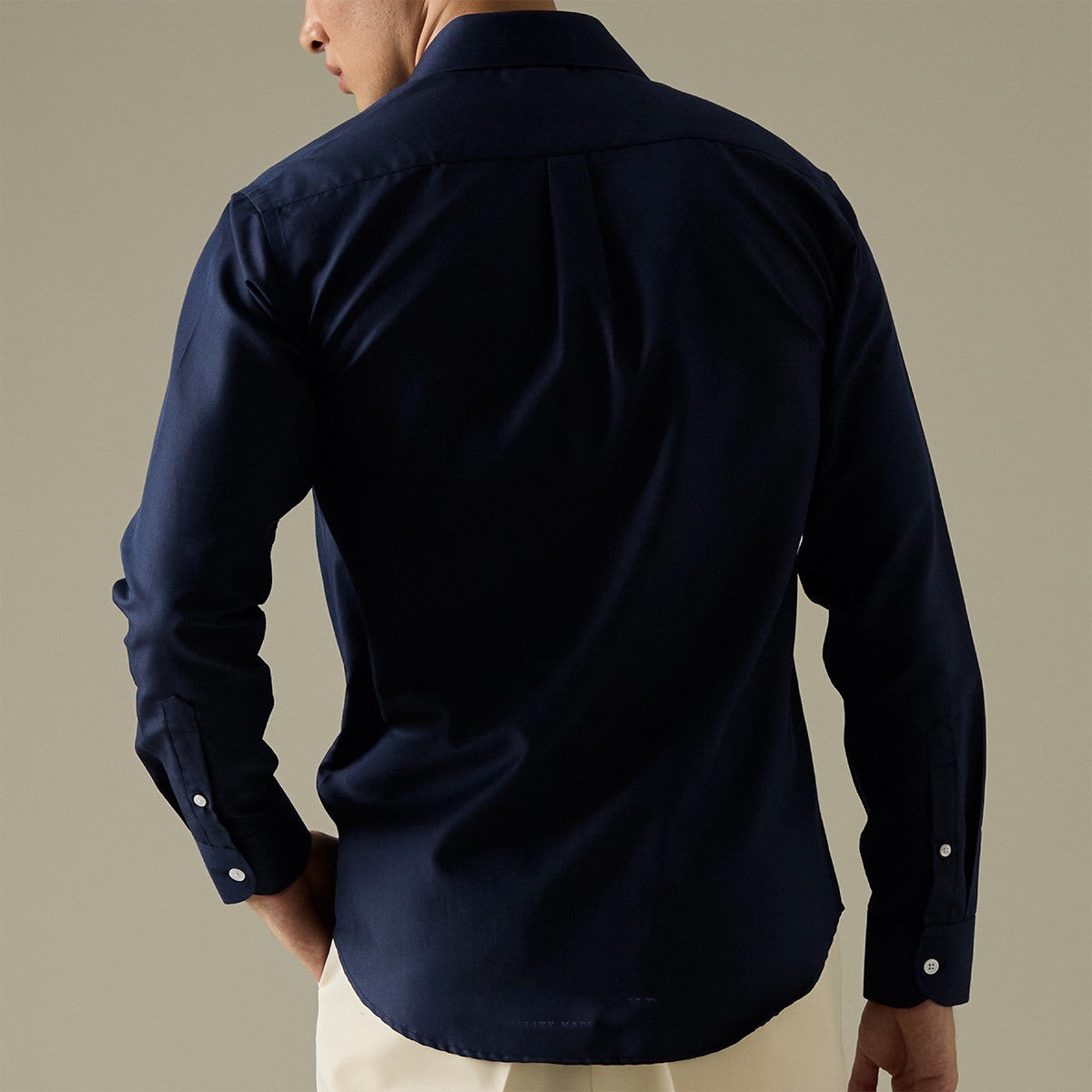 WRINKLE FREE SHIRT - DARK BLUE (Slim Fit)