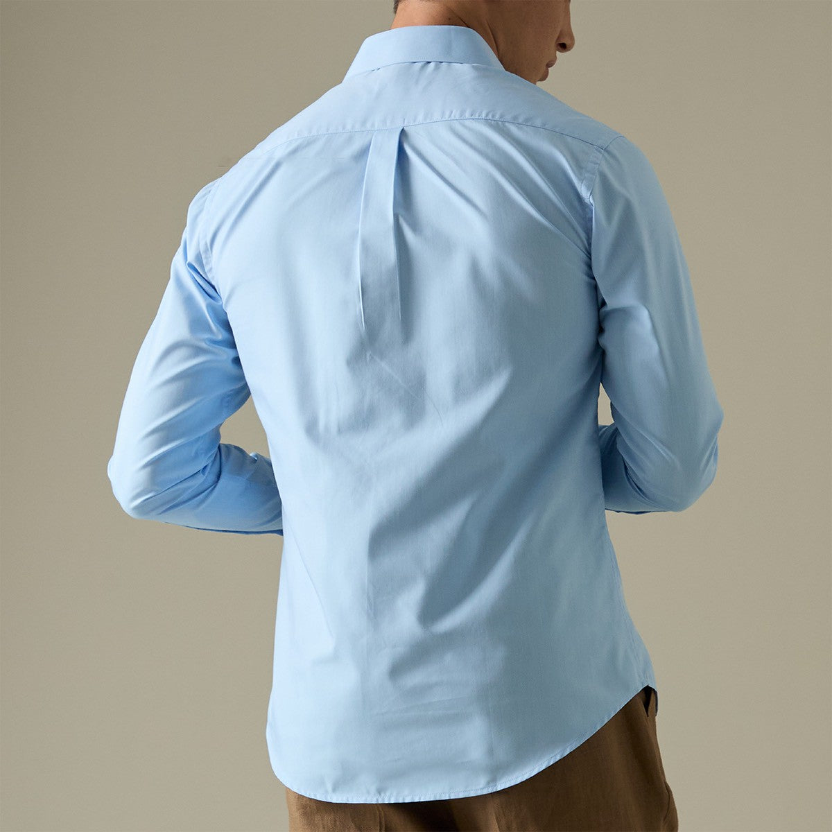 WRINKLE FREE SHIRT - BLUE (Slim Fit)