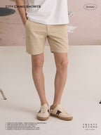 CITY CHINO SHORTS - KHAKI
