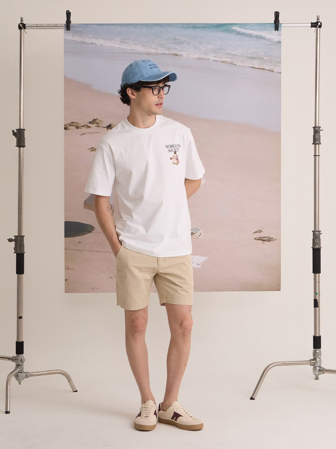 CITY CHINO SHORTS - KHAKI