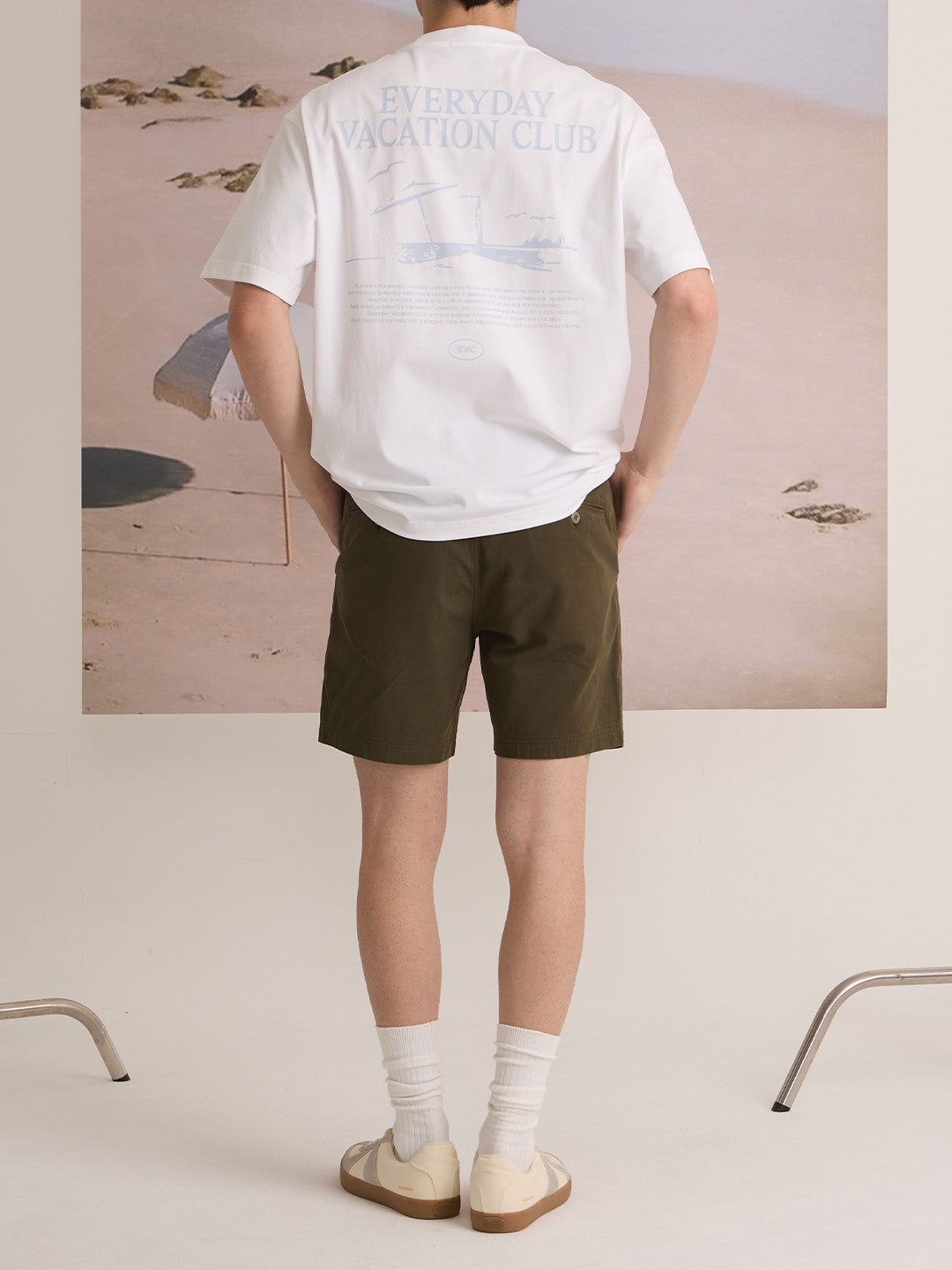 CITY CHINO SHORTS - OLIVE