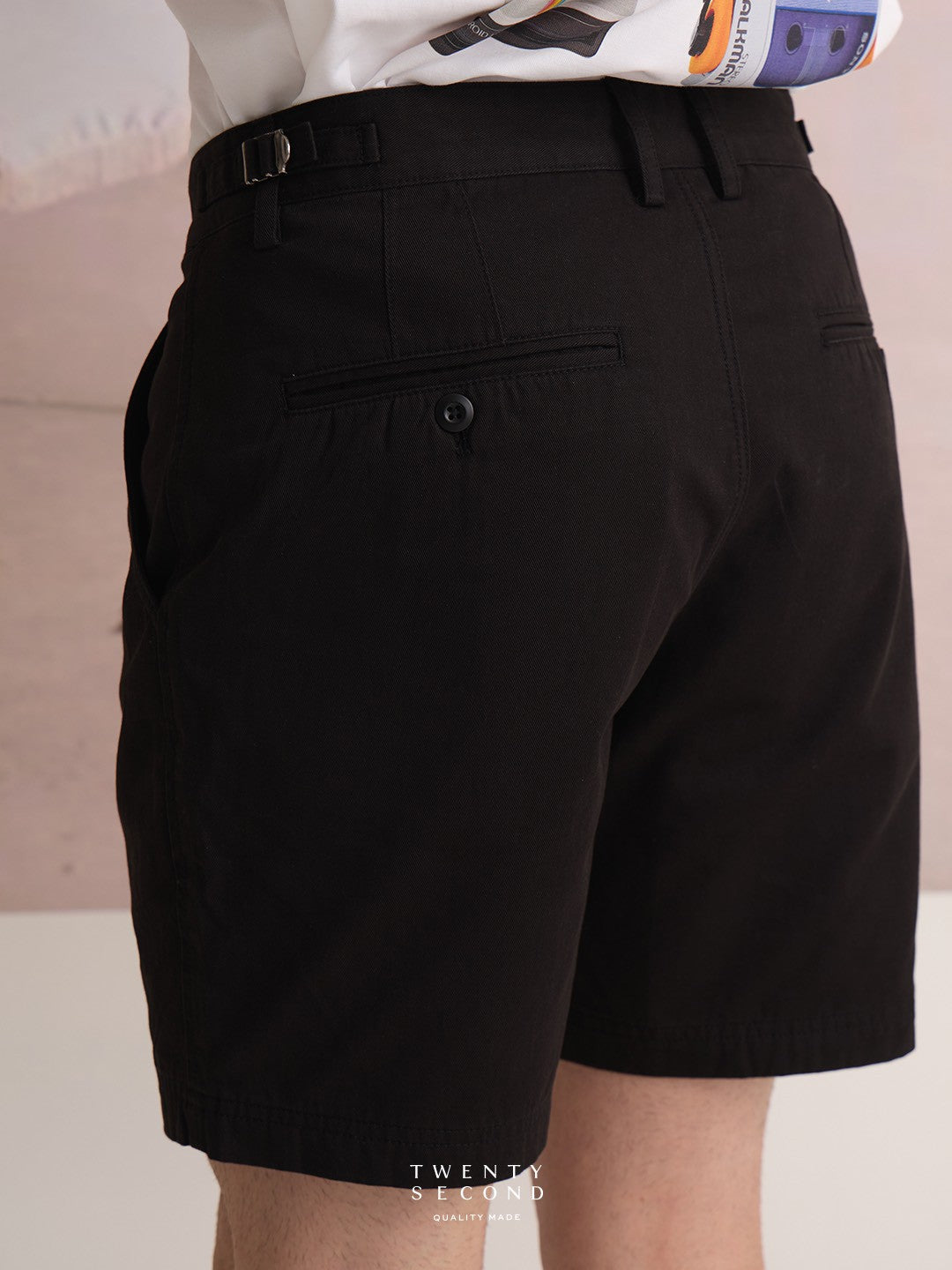 CITY CHINO SHORTS - BLACK