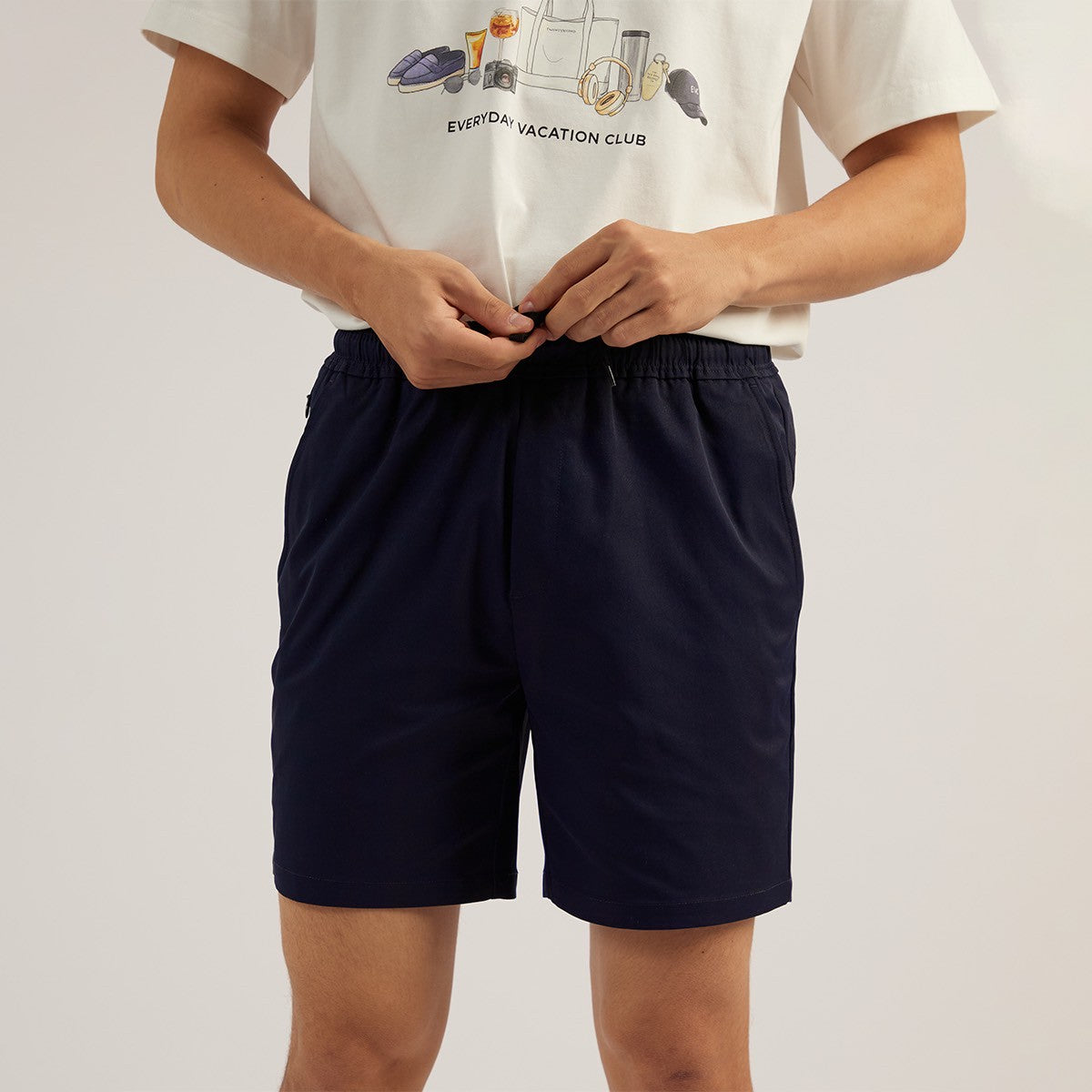 HARPER CASUAL SHORTS - NAVY