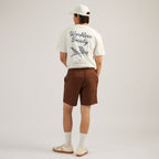 HARPER CASUAL SHORTS - BRICK