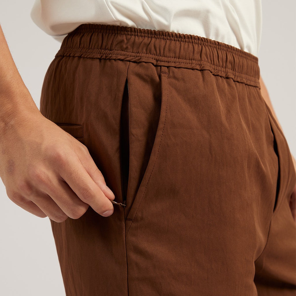 HARPER CASUAL SHORTS - BRICK