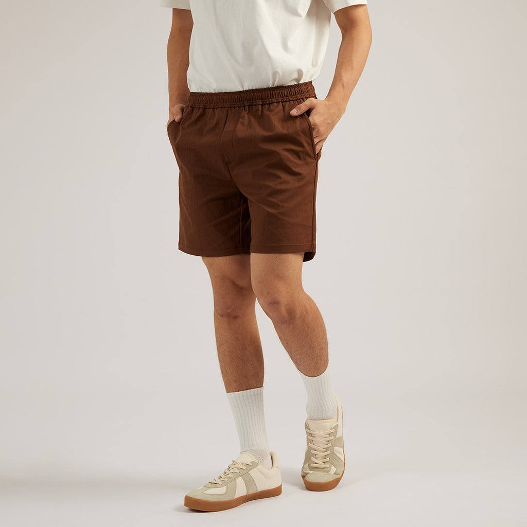 HARPER CASUAL SHORTS - BRICK