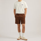 HARPER CASUAL SHORTS - BRICK