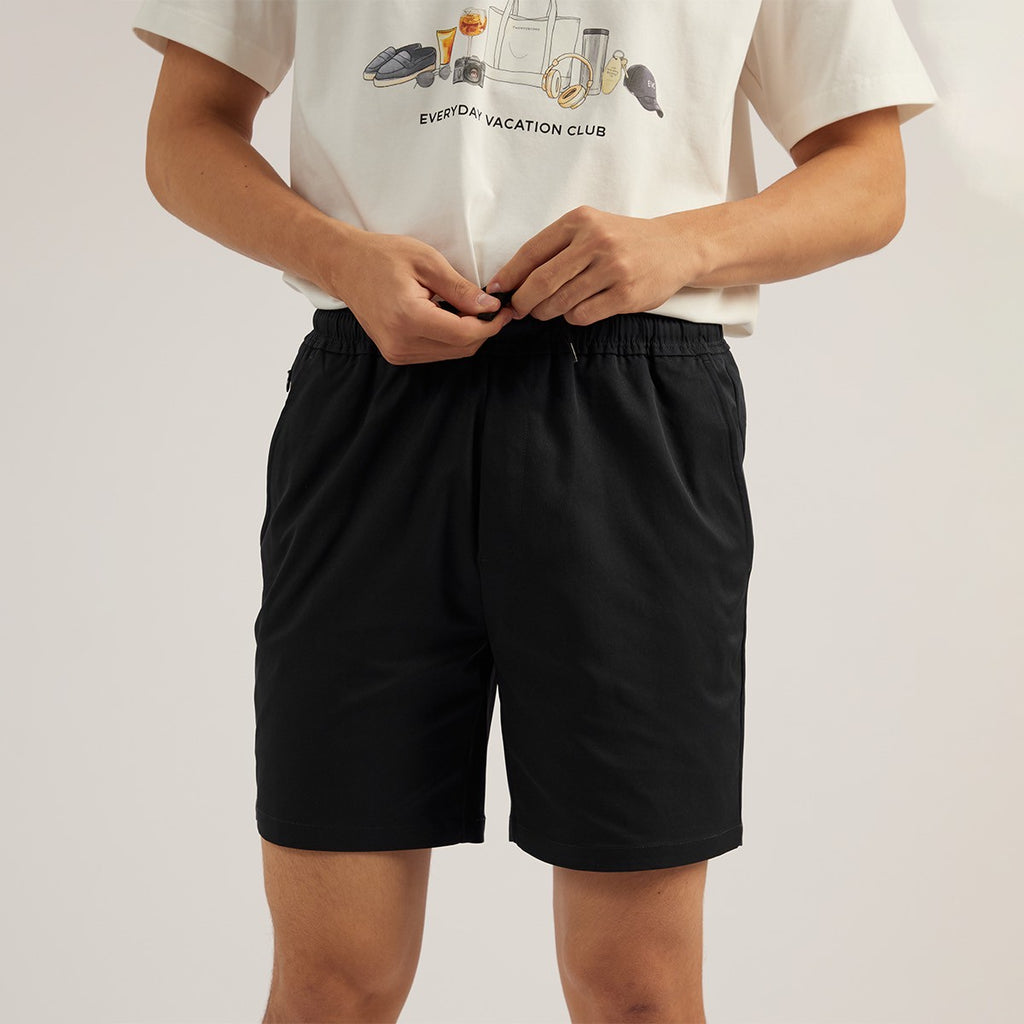 HARPER CASUAL SHORTS - BLACK