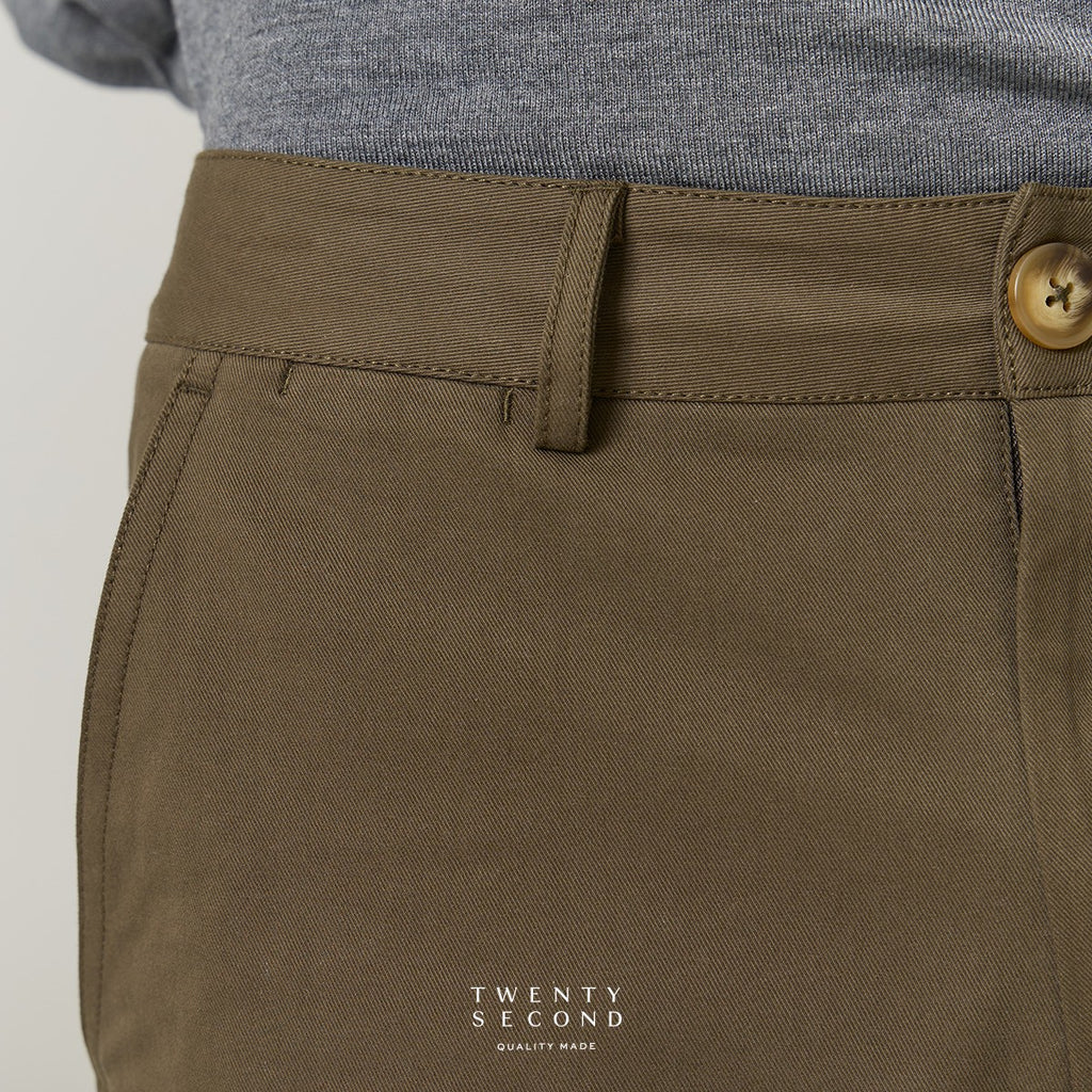 URBAN CHINO SHORTS - OLIVE