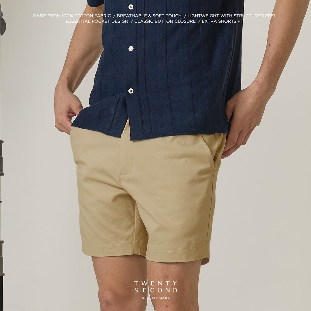 URBAN CHINO SHORTS - KHAKI