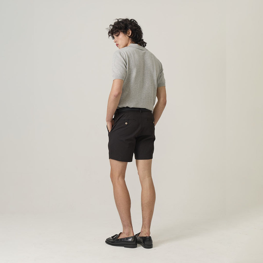 URBAN CHINO SHORTS - BLACK