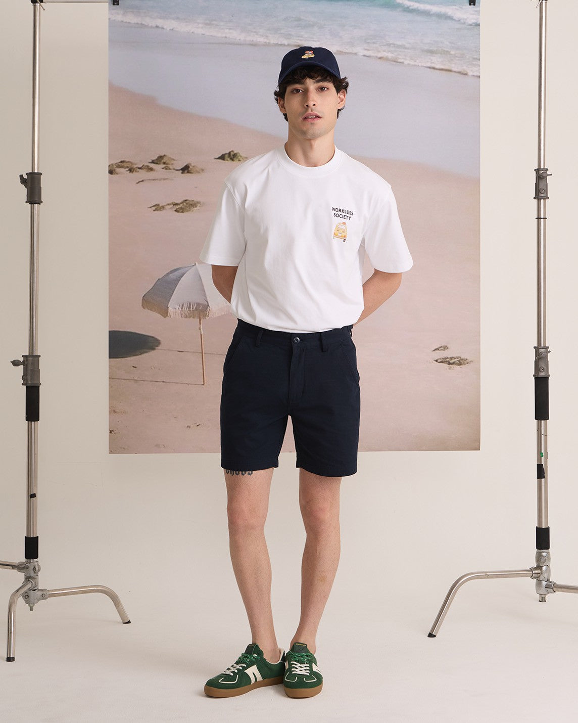 CITY CHINO SHORTS - NAVY