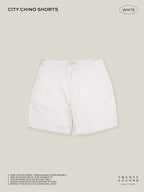 CITY CHINO SHORTS - WHITE