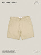 CITY CHINO SHORTS - KHAKI