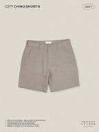 CITY CHINO SHORTS - GREY